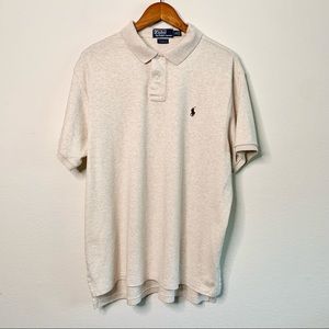 Polo Ralph Lauren Oatmeal w/Brown Pony Polo
